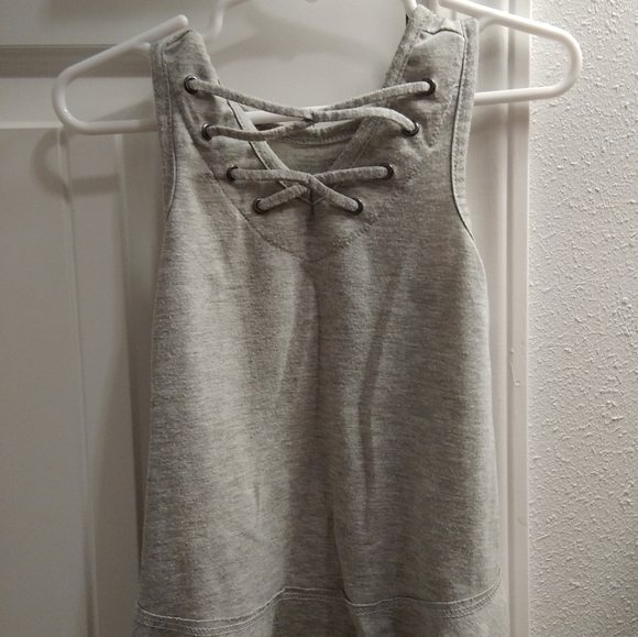 💜Baby girl grey tunic tank top size 18 months - Picture 3 of 3